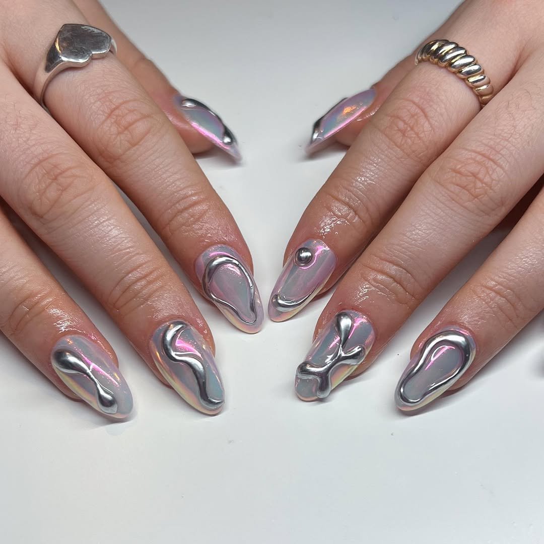 formatos de unhas em gel