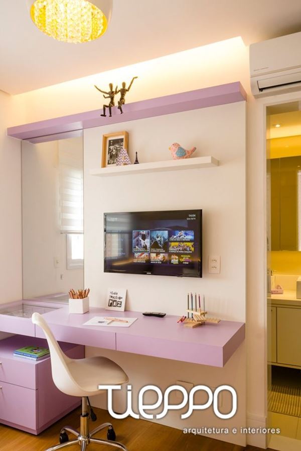 escrivaninha sob medida para quarto pequeno