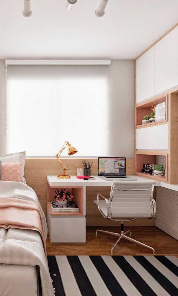 design de escrivaninha para quarto moderno