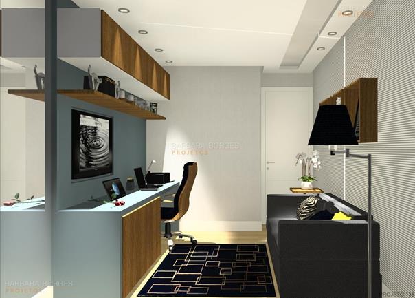 soluções de organização para escrivaninha de quarto