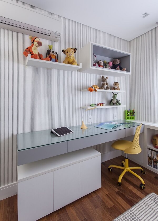 escrivaninha compacta para quarto juvenil