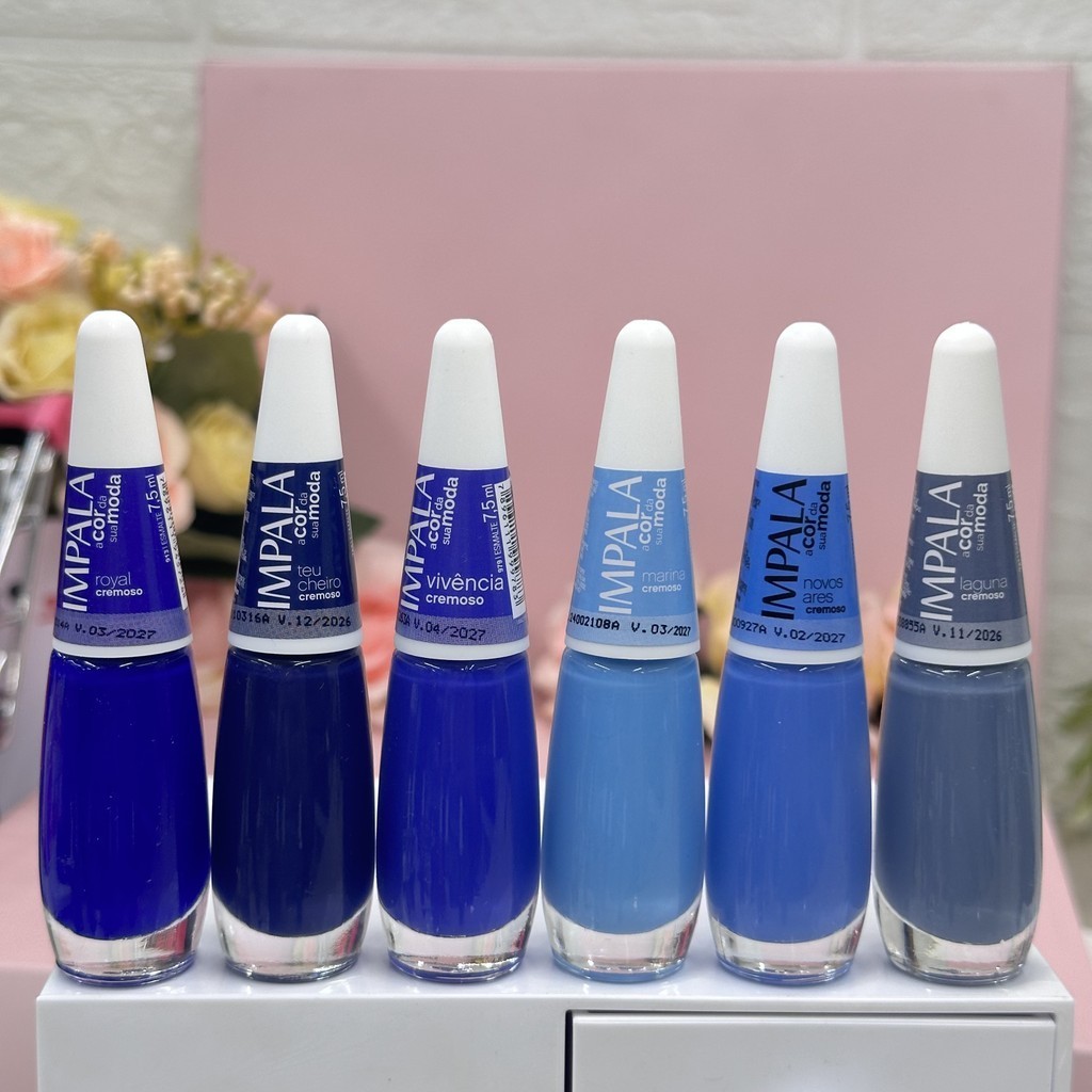 esmalte azul royal metálico