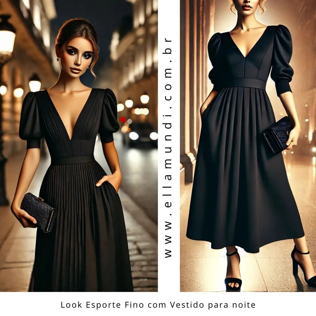 dress code esporte fino all black