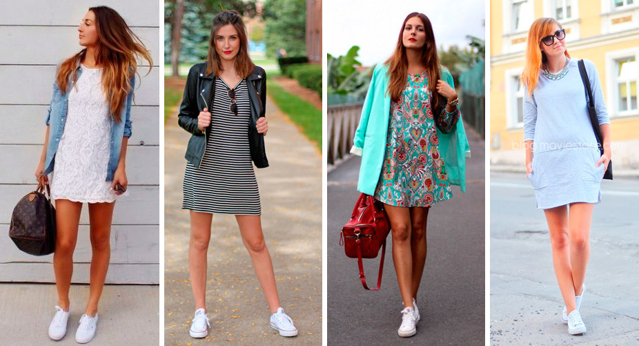 look trabalho com tênis branco