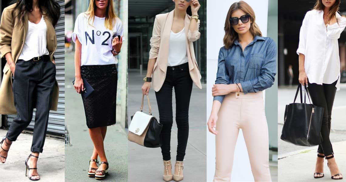 roupas casuais elegantes