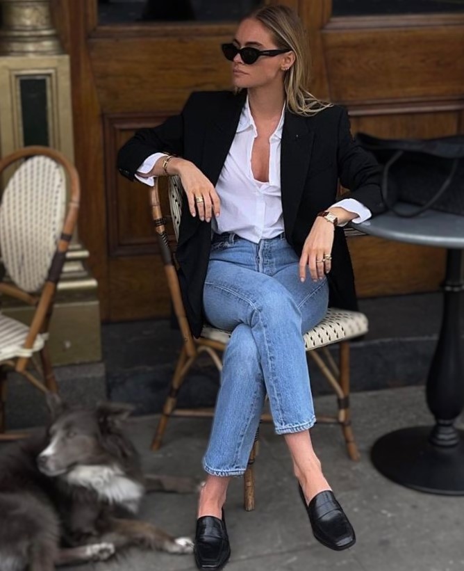 look passeio casual chic