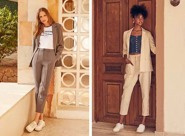 look trabalho casual chic
