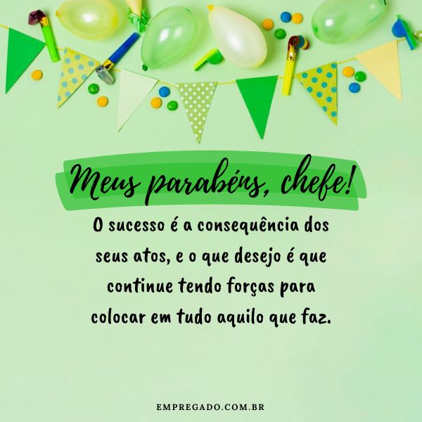 mensagem engraçada aniversário chefe