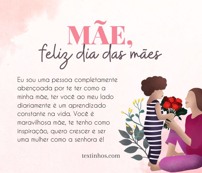mensagens dia das mães 2026