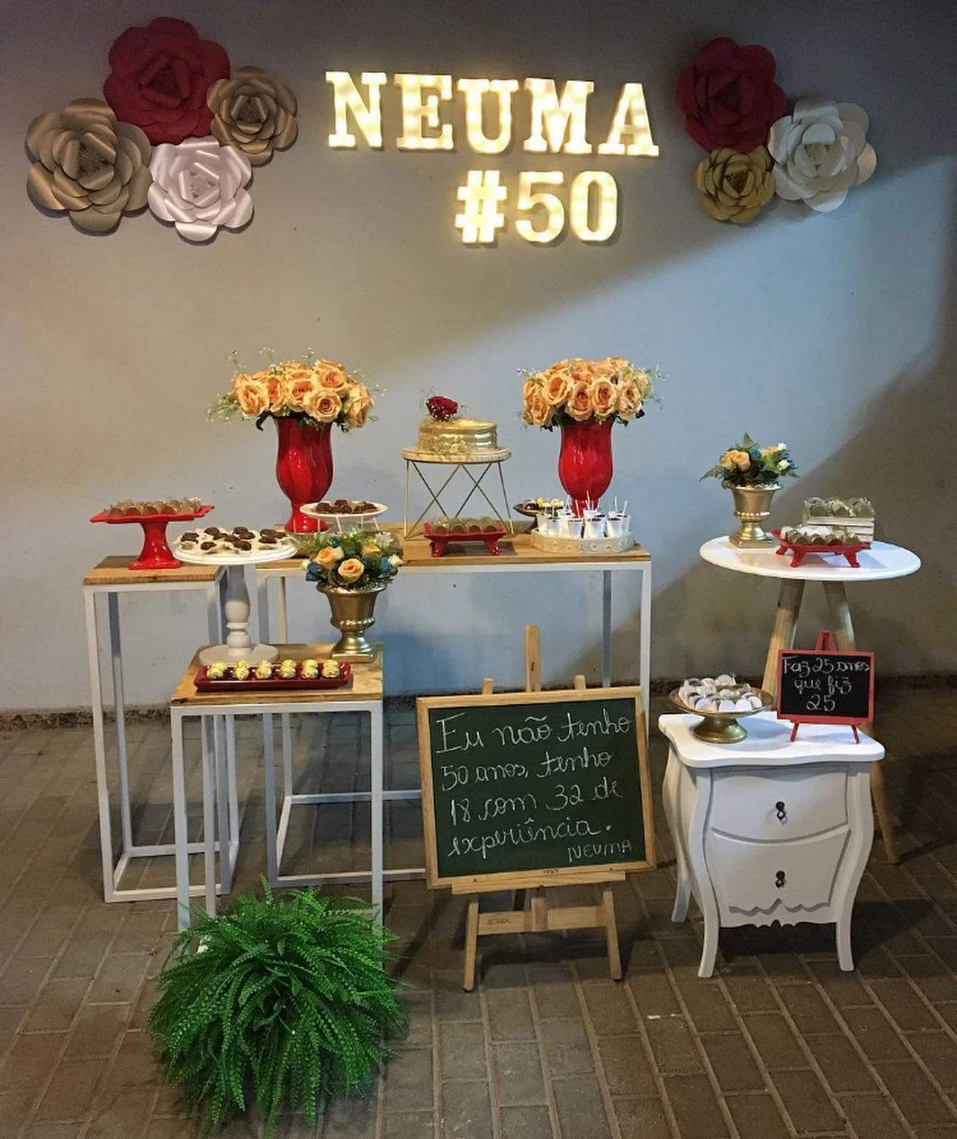 ideias para festa de 50 anos barata