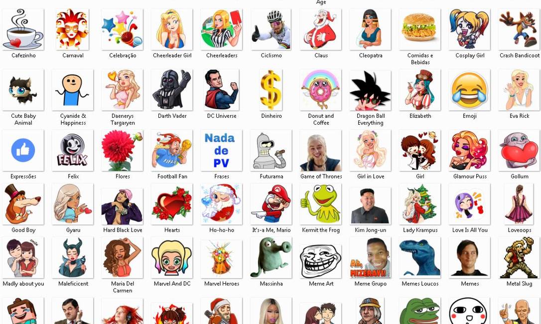 apps para figurinhas de carnaval