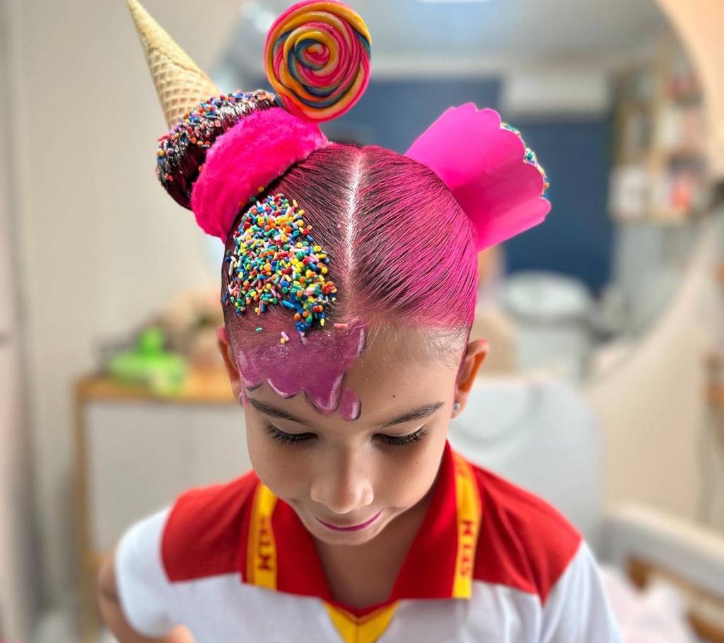 ideias cabelo maluco infantil