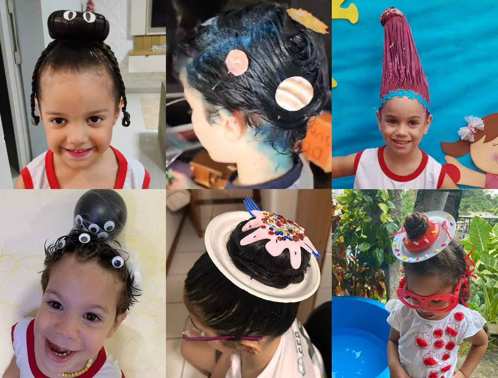 dia do cabelo maluco inspiração