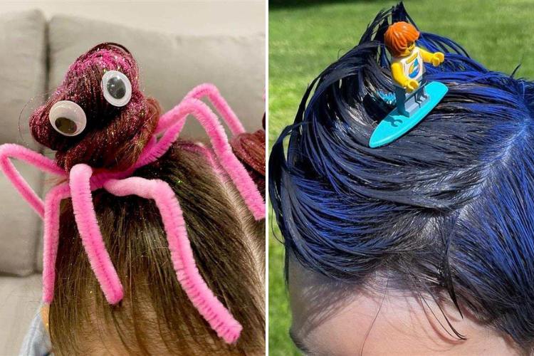 como fazer cabelo maluco em menino