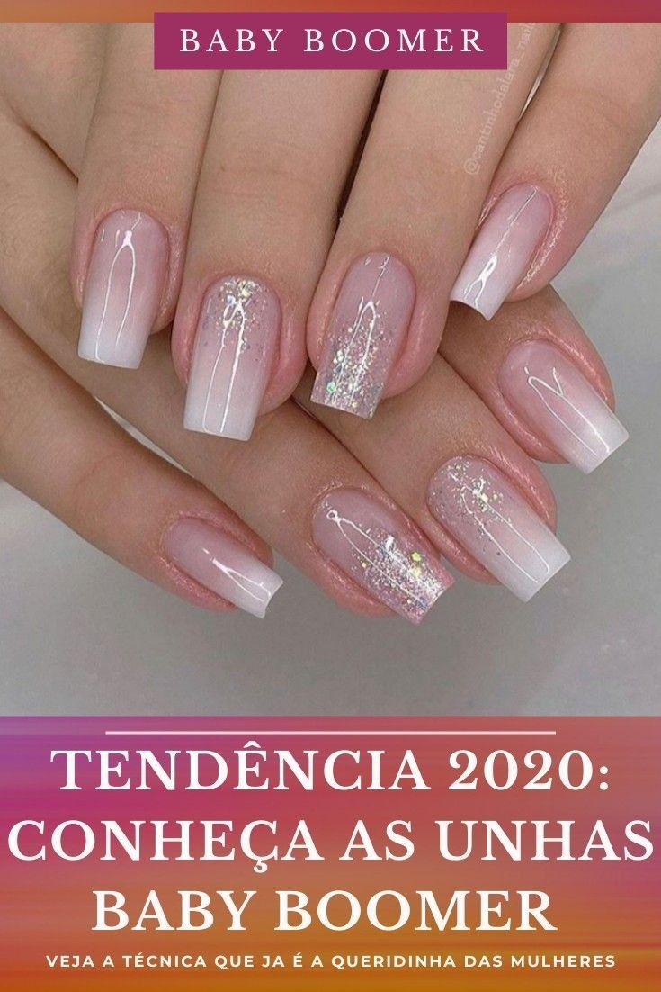 unha em gel babyboomer fotos