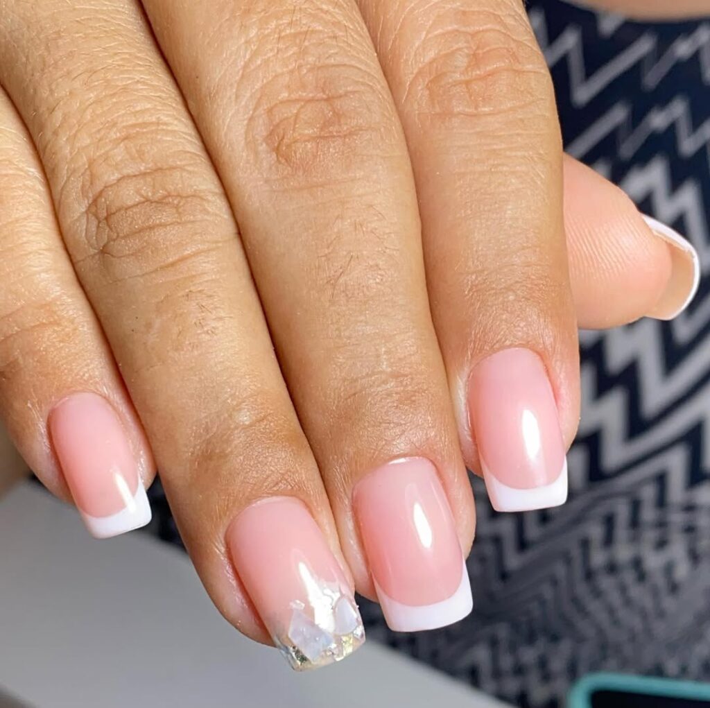 unhas decoradas francesinha