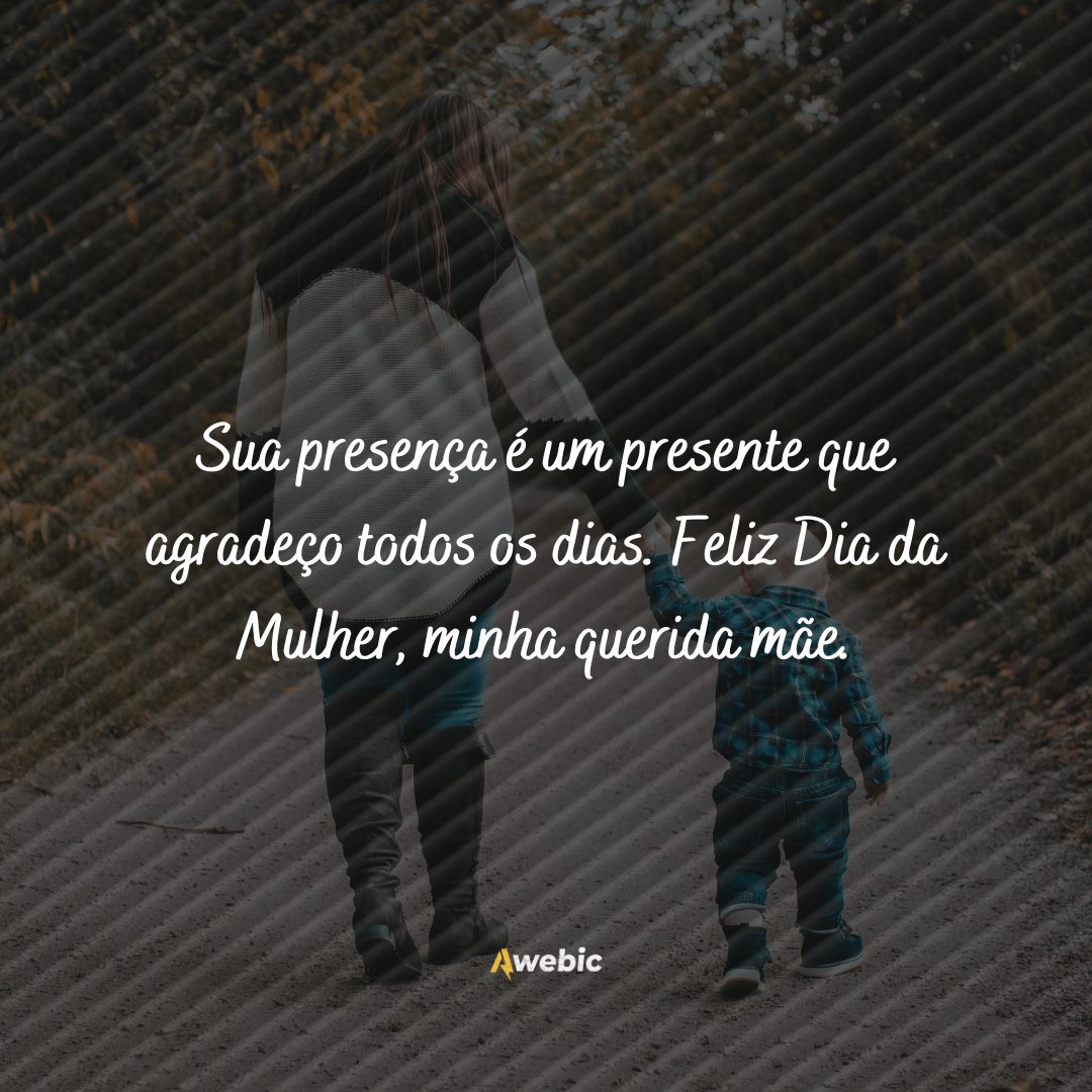 frase dia das mães curta
