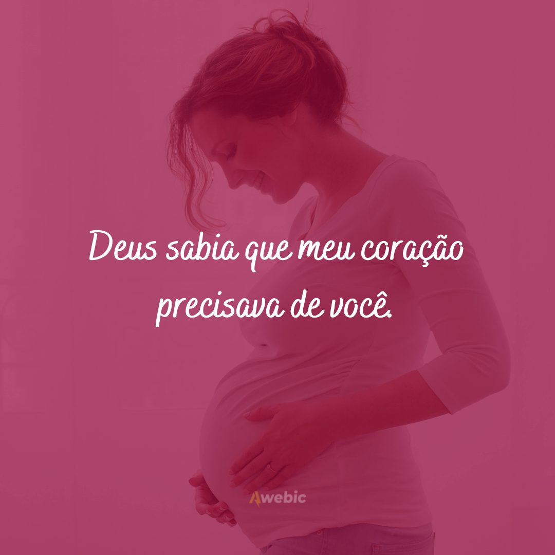 mensagens para bebê na barriga