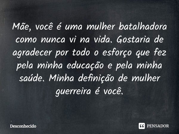 frases de força para mãe