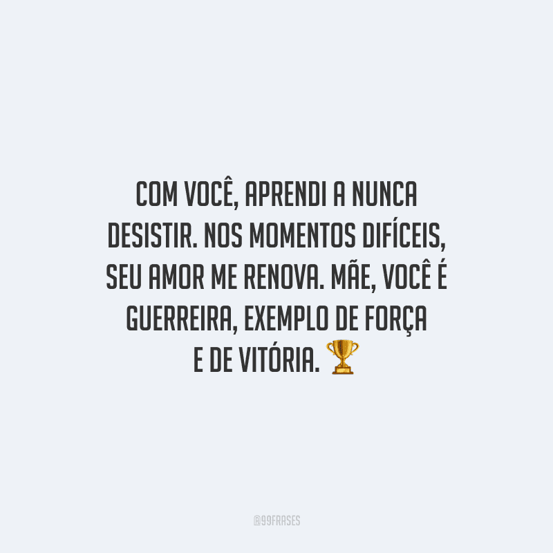 gratidão mãe guerreira