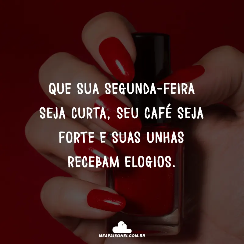unha vermelha atitude