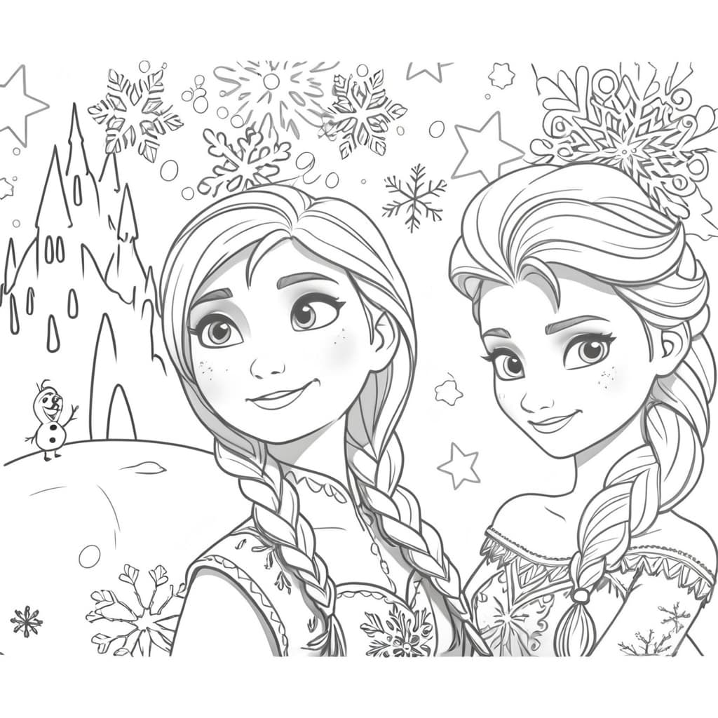 atividade infantil frozen