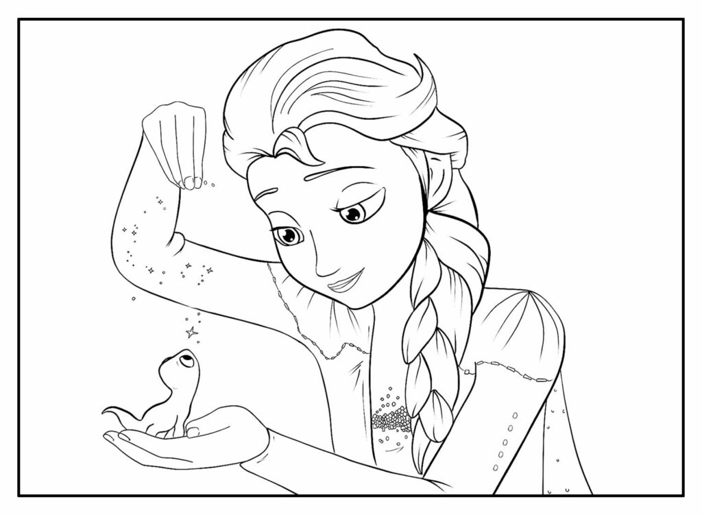 personagens frozen para pintar