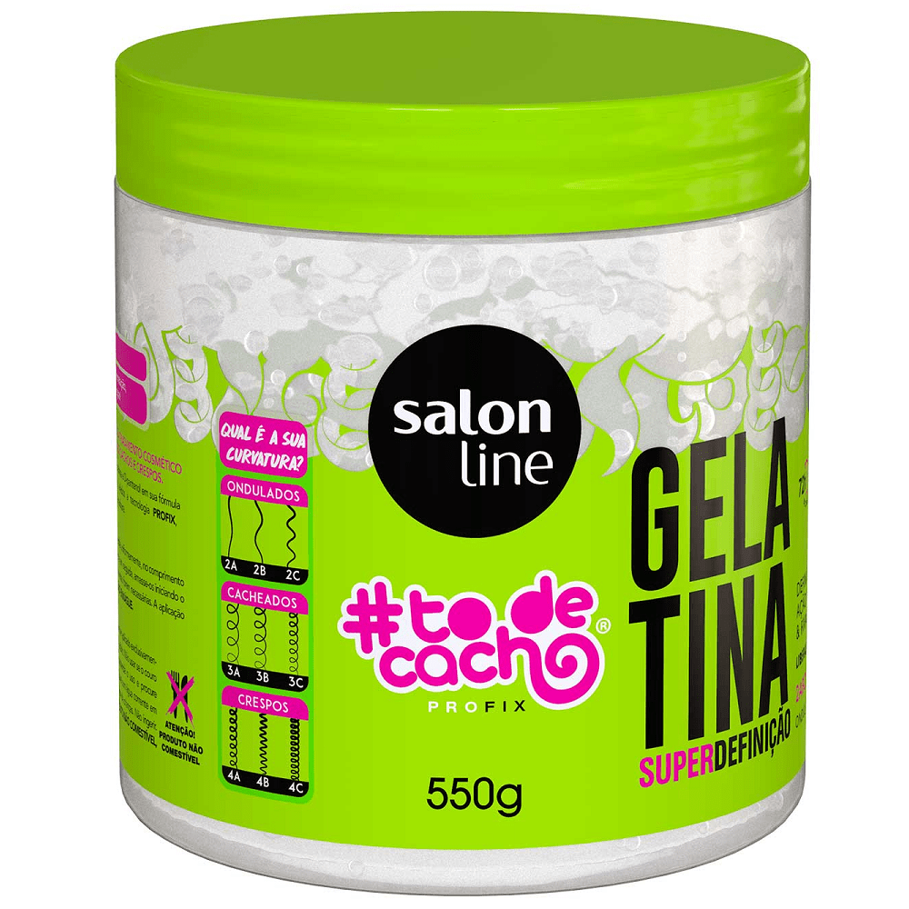 gelatina salon line tô de cacho resenha
