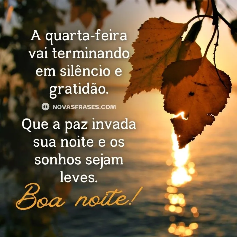mensagens de gratidão para dormir