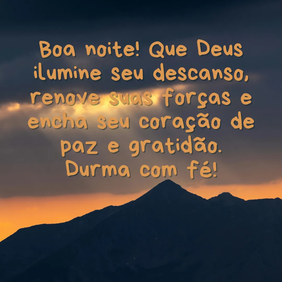 frases de boa noite com agradecimento