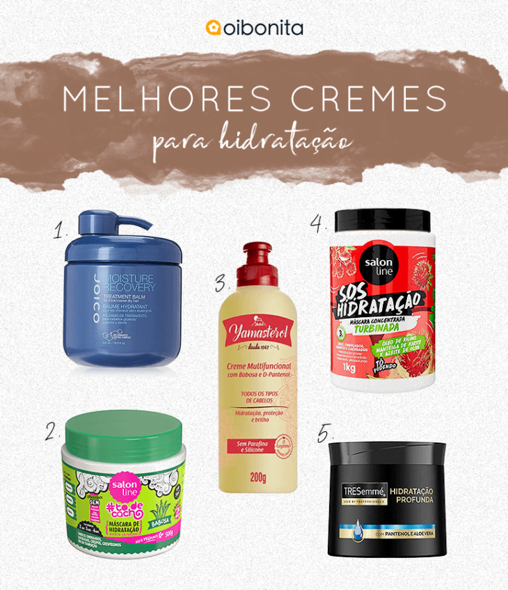 melhores ingredientes para hidratação