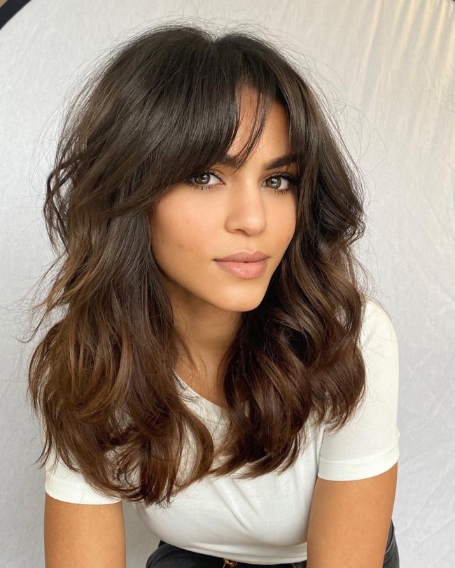 ideias de corte de cabelo longo feminino