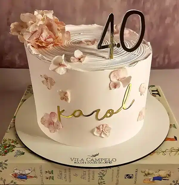 fotografia de bolo de aniversário profissional