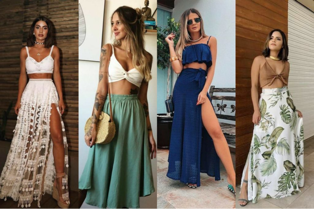 combinações de roupas para noite