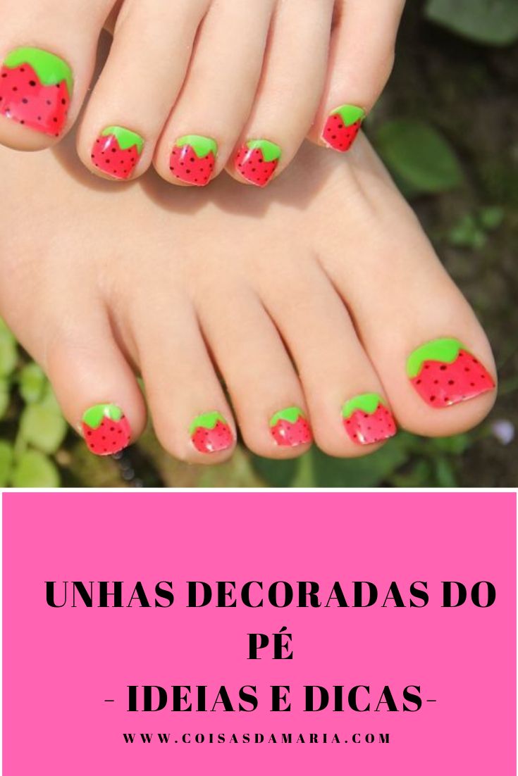 unhas do pé simples e bonitas