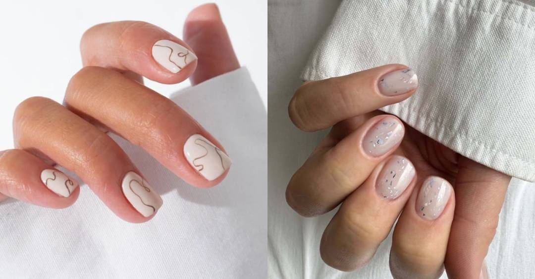 unhas de gel brilho