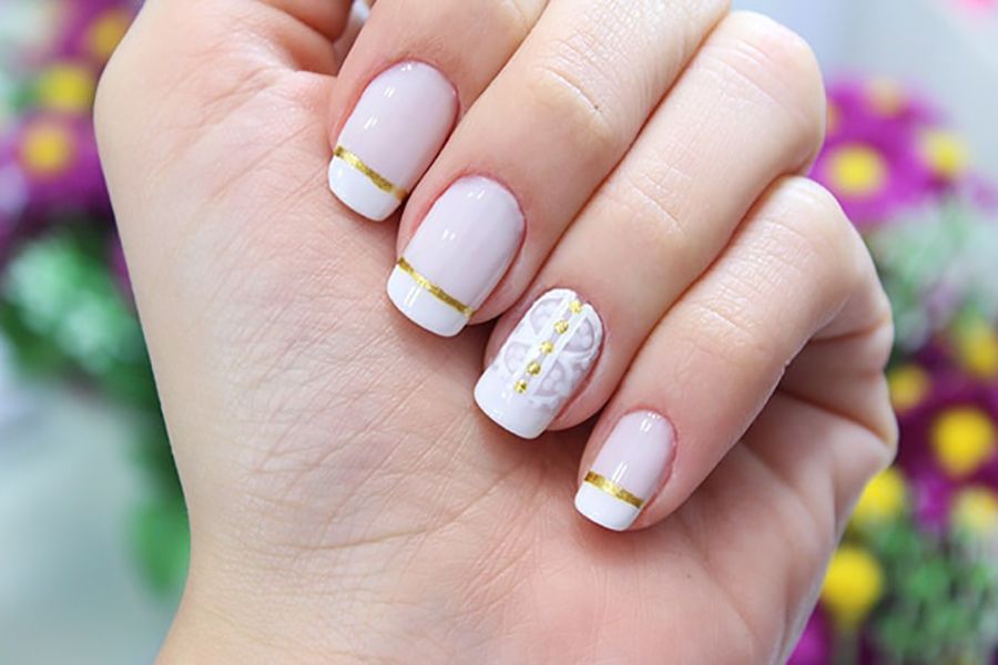 unhas formatura nude