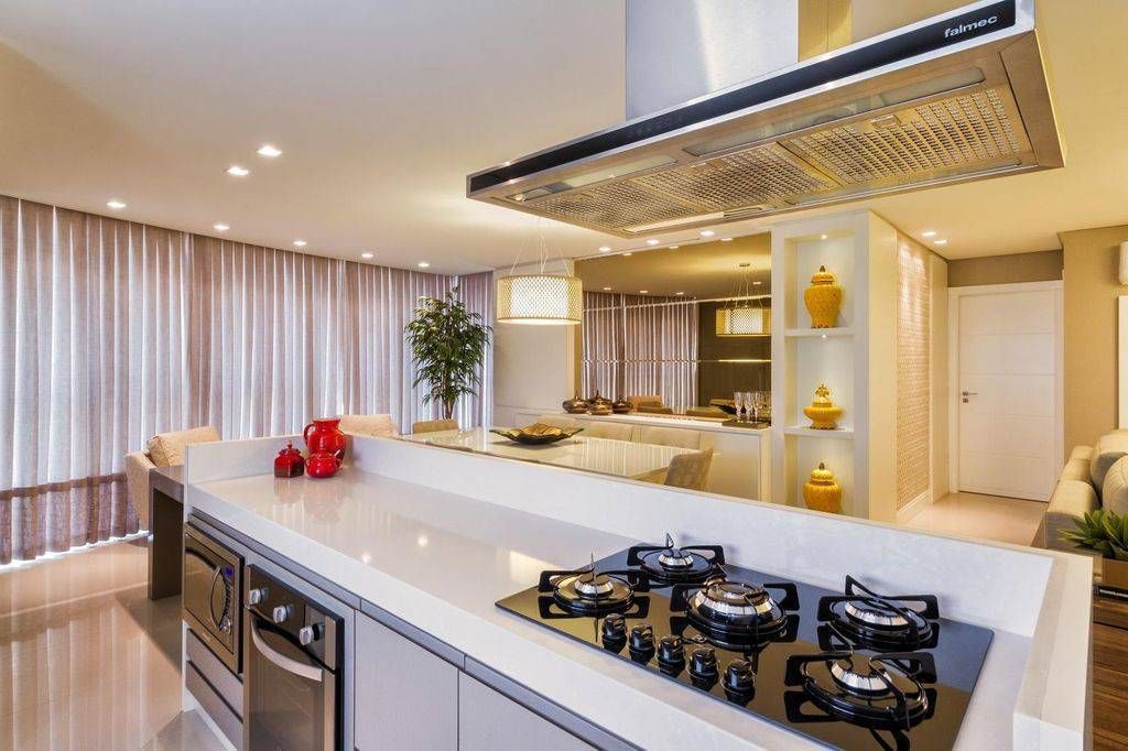 cozinha americana com ilha