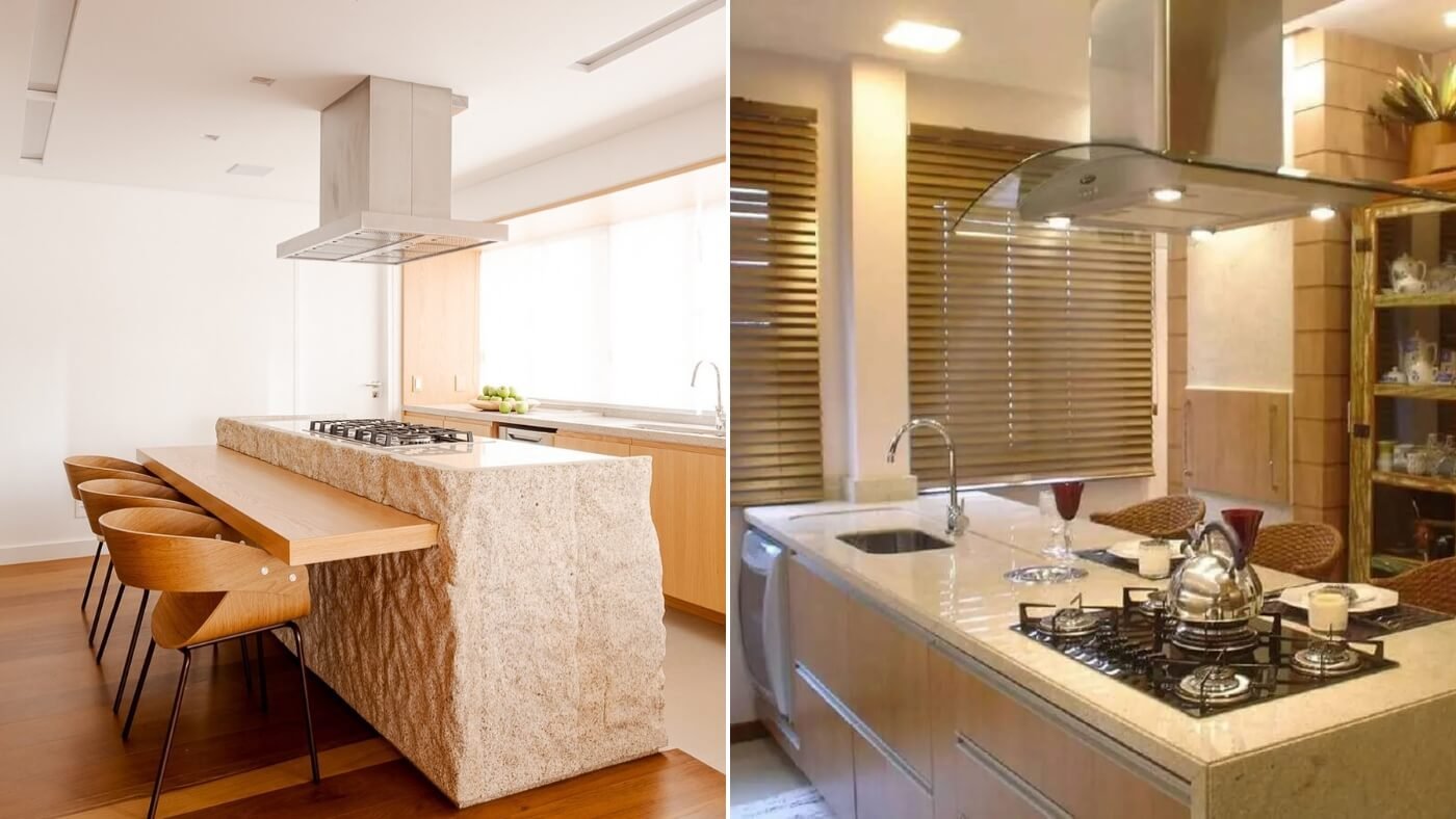 cozinha planejada com ilha