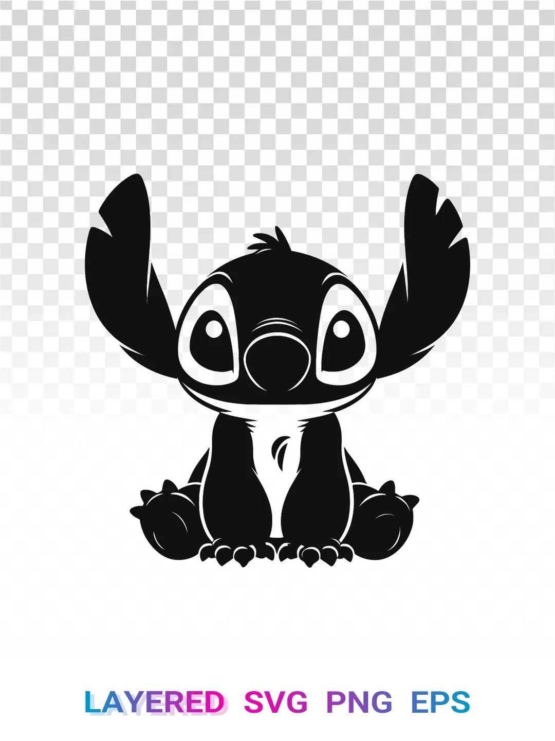 stitch para sublimação png