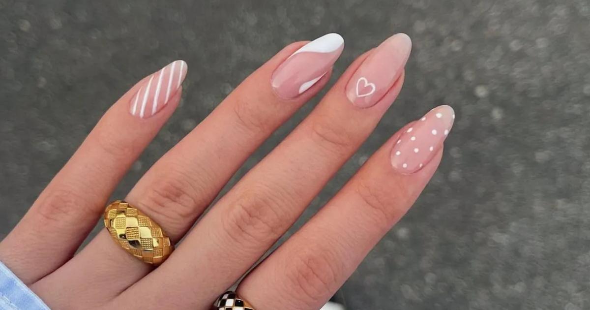 unhas geométricas simples