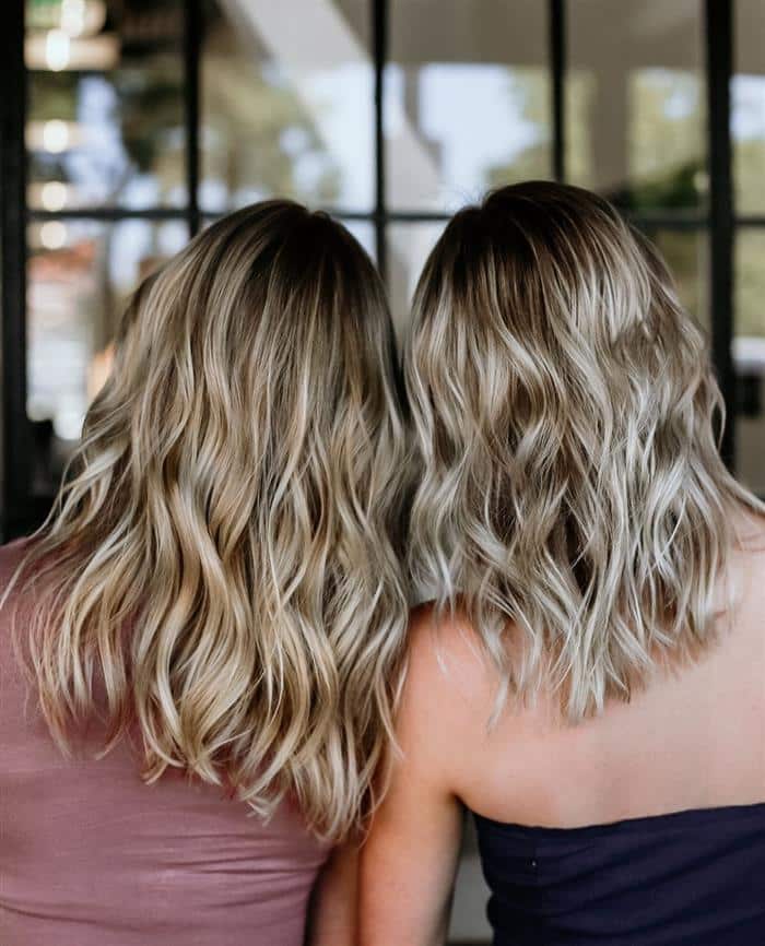 corte em V cabelo médio repicado