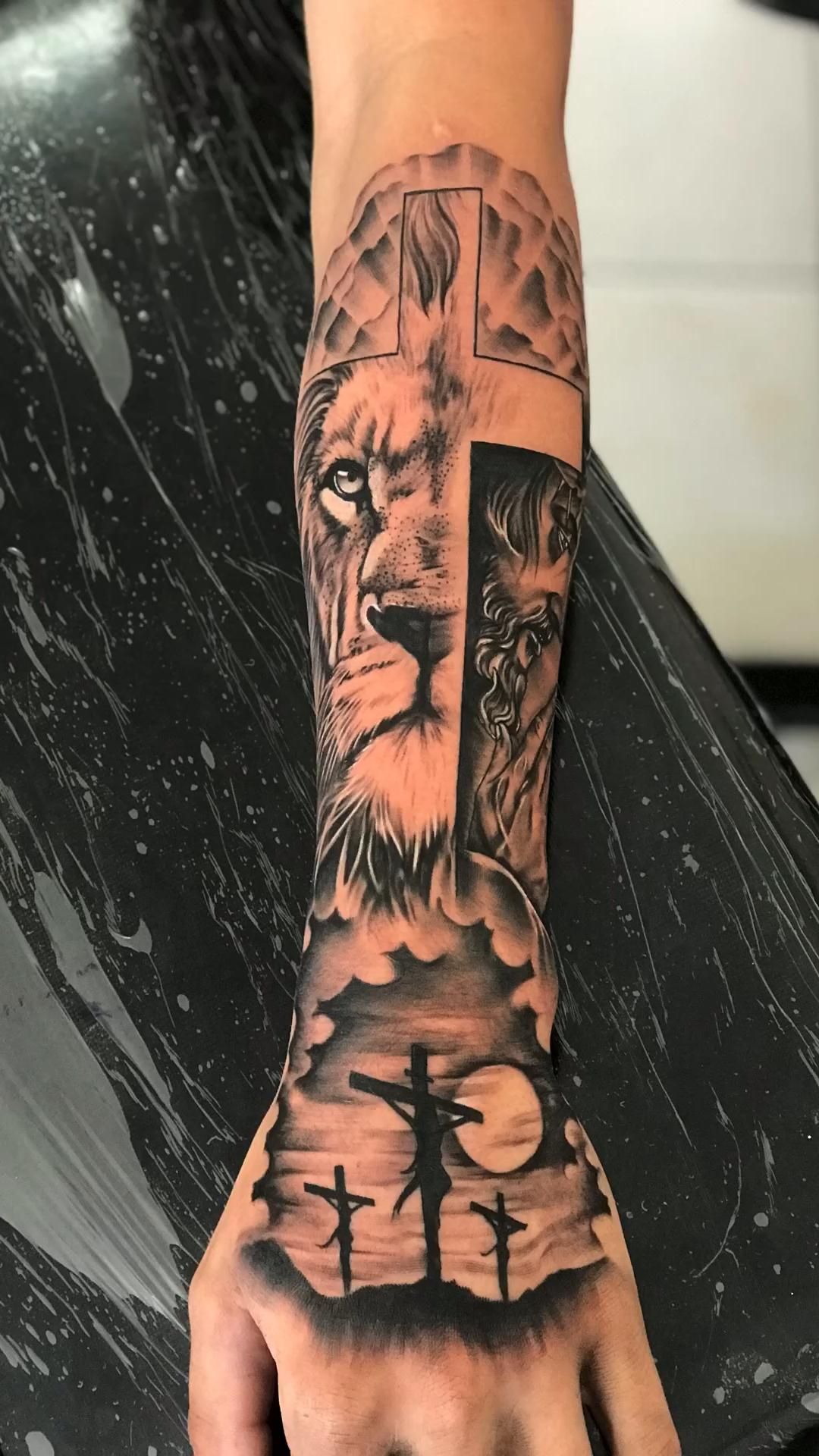 tatuagem de Jesus Cristo