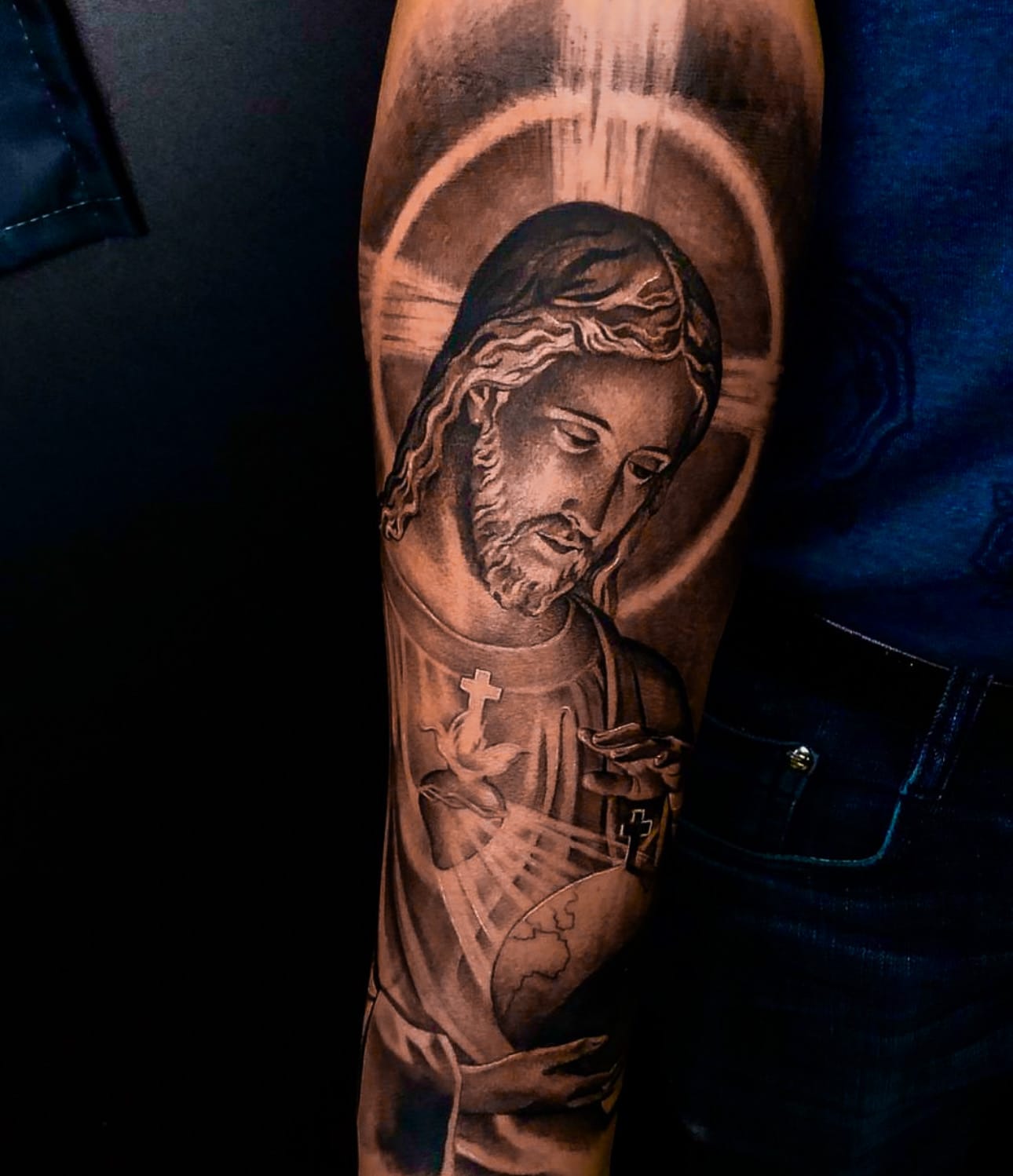 tatuagem de fé cristã