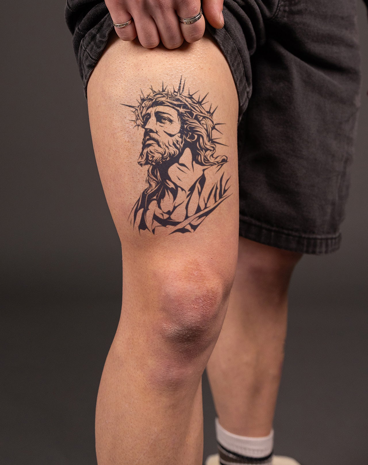 tatuagem de Jesus nas costas