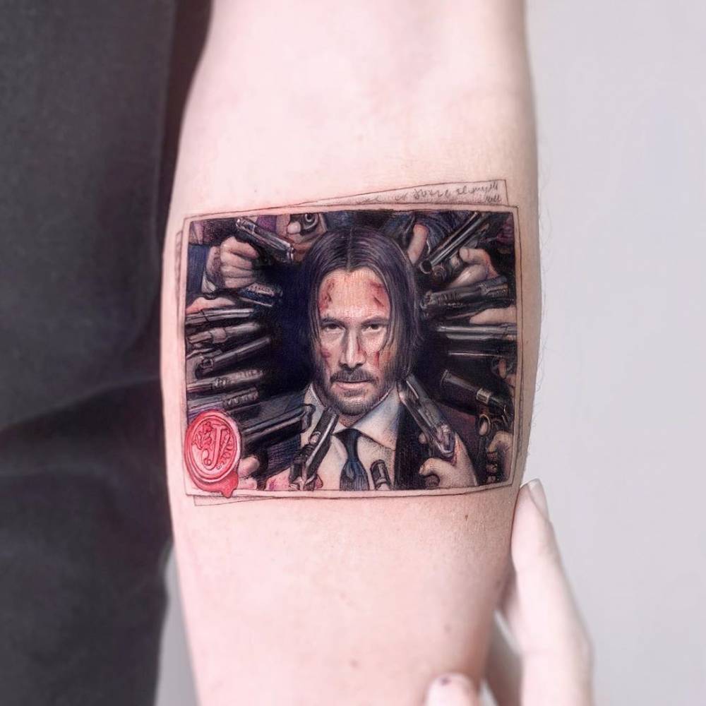john wick movie tattoos
