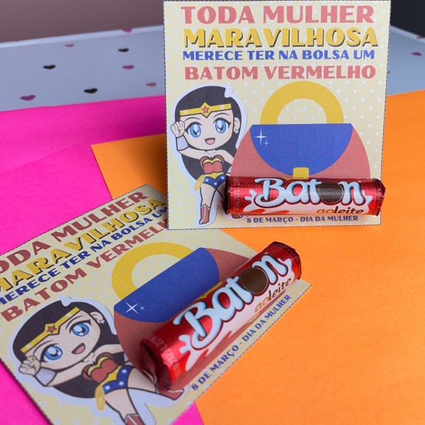 lembrancinha dia 8 de março