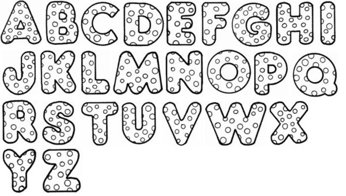 molde letra para imprimir