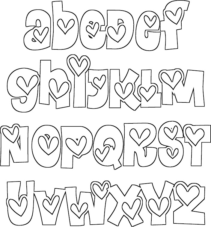 plantillas de letras