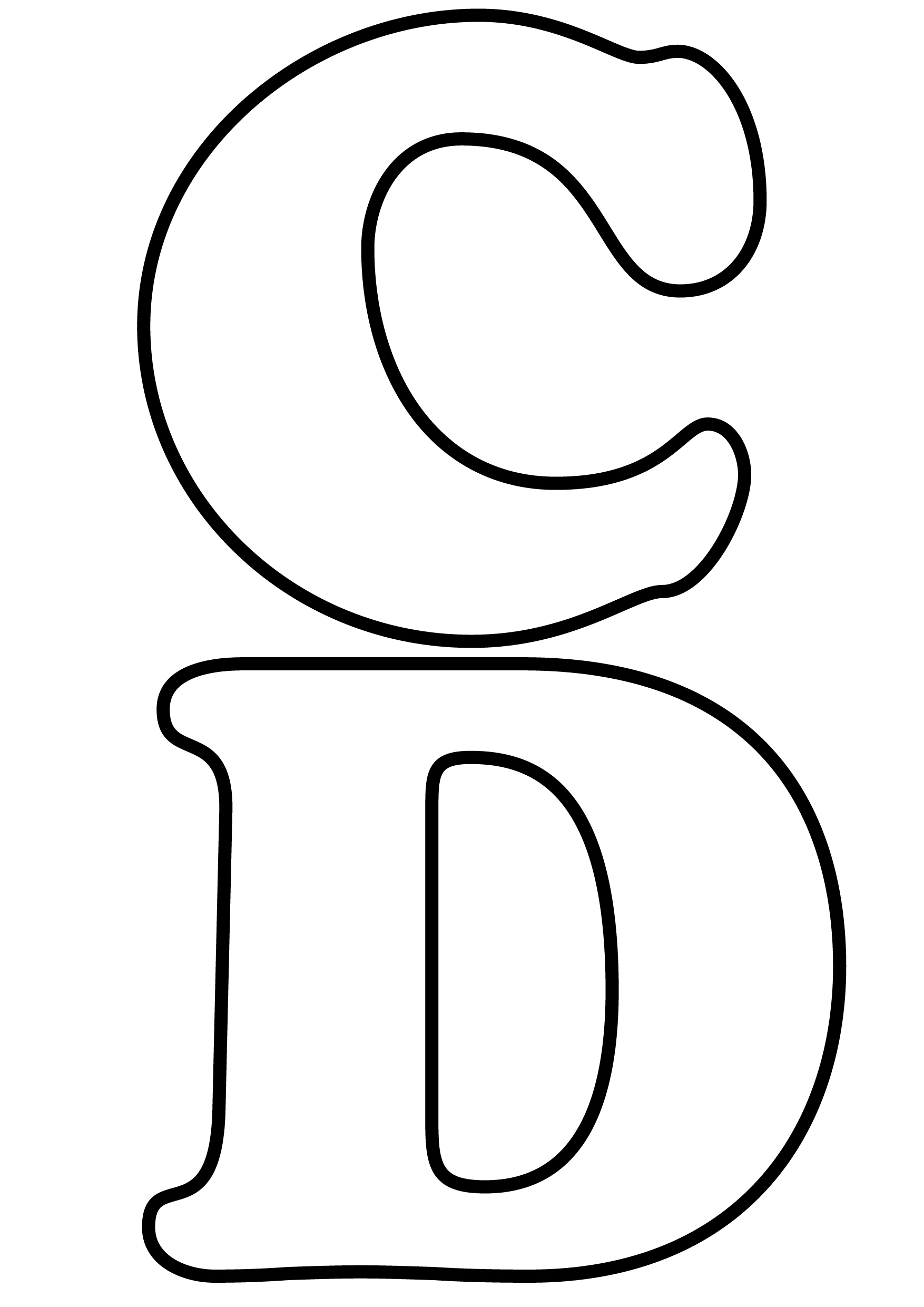 letras para colorir